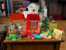 Peppa Pig Cozy Campsite Nature Day  Adventure Picnic Play set Mix Lot