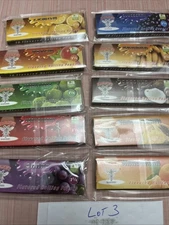 HORNET Classic 1 1/4 Size Flavored Cigarette Rolling Papers 10 Packs Lot3