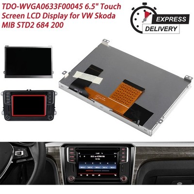6.5'' Touch Screen LCD Display for VW Skoda MIB STD2 684 200 TDO-WVGA0633F00045