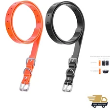 Durable Waterproof TPU Dog Collar Replacement Strap - Odorless & Adjustable