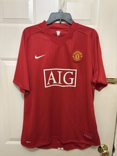 CRISTIANO RONALDO NIKE MANCHESTER UNITED 2007-09 HOME KIT 237924-666 VINTAGE XL