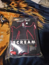 Vintage Fun World Scream Ghost Face 1997 Costume Complete Fits Most Teens 
