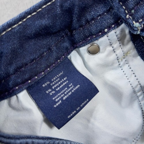 Jeans Vigoss donna taglia 2 Capri blu Heritage Fit ricamato tasche denim - Foto 8 di 11