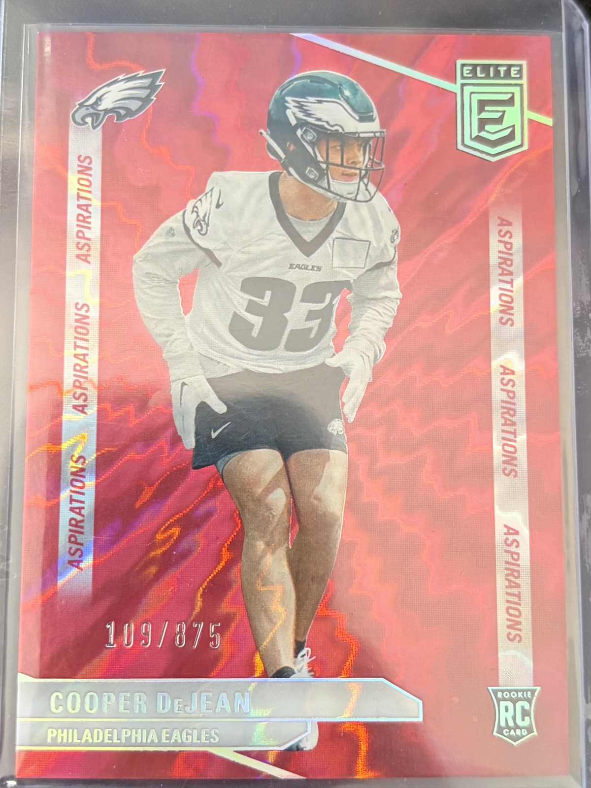 2024 Donruss Elite #171 Cooper DeJean Aspirations Shimmer #/875