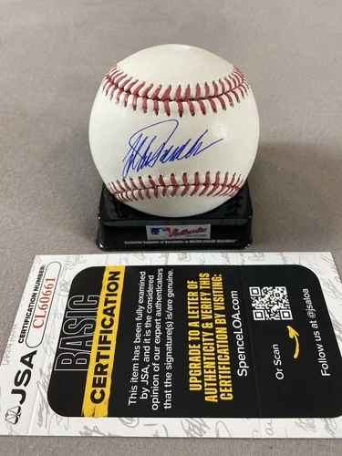 NEW YORK YANKEES- JORGE POSADA AUTOGRAPH OFFICIAL MLB BASEBALL JSA CL60661