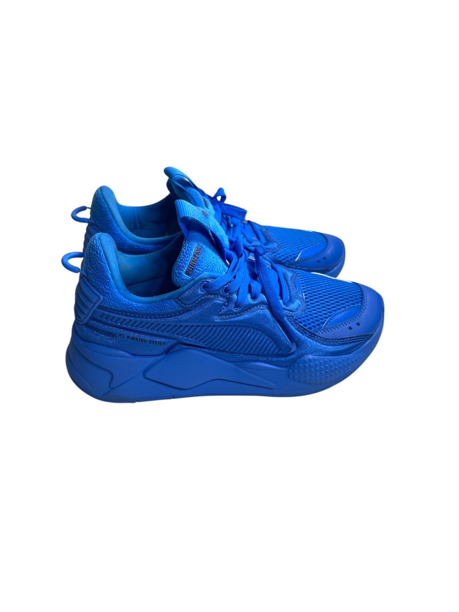 PUMA RS-X Monochrome Sapphire Blue Running Shoes Sneakers Women's
