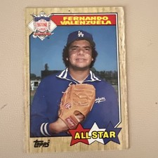 1987 Topps - All-Star Fernando Valenzuela #604
