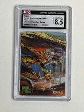 1995 Marvel Masterpieces Emotion Signature Series ROGUE #82 CGC 8.5 NM