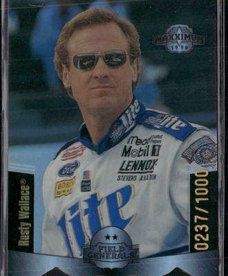 1998 Maxximum FIELD GENERALS #1 Rusty Wallace /1000