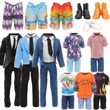 Lot 12 Items Boy Doll Clothes for 12 Inch Male Doll Fashion Casual Wear Outfi...