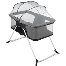 Portable Baby Bassinet - Foldable Bedside Bassinet, Lightweight Playpen with ...