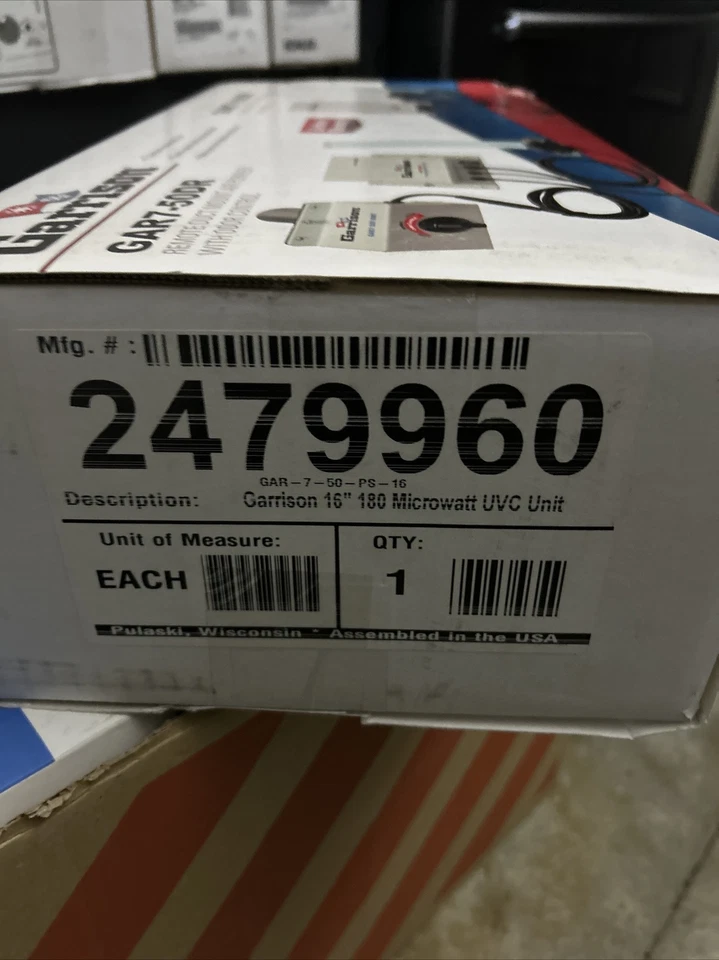 NUEVO Garrison GAR7-50DR Montaje en conducto remoto Purificación de aire con control de olores Foto 2 de 2