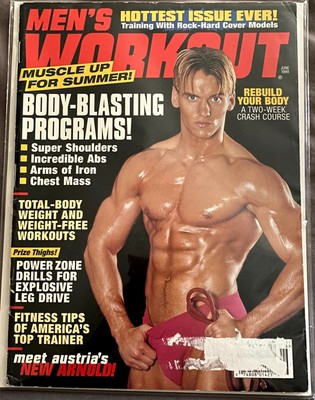 Men S Workout Magazine June 1999 Muscle Bodybuilding Physique Exercise Gay Male Ebay