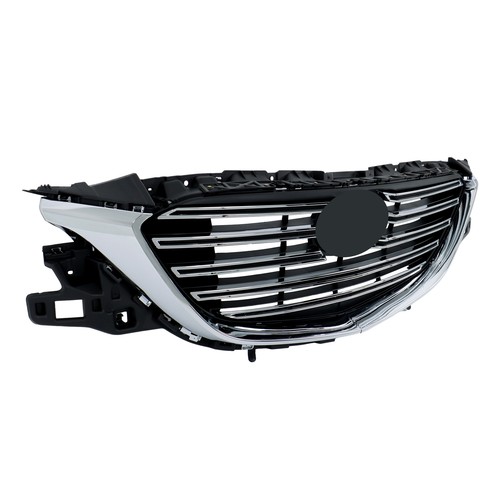 Complete Front Upper Grille Chrome Plastic Suitable For Mazda CX-9 CX9 2016-2022 - Picture 4 of 11