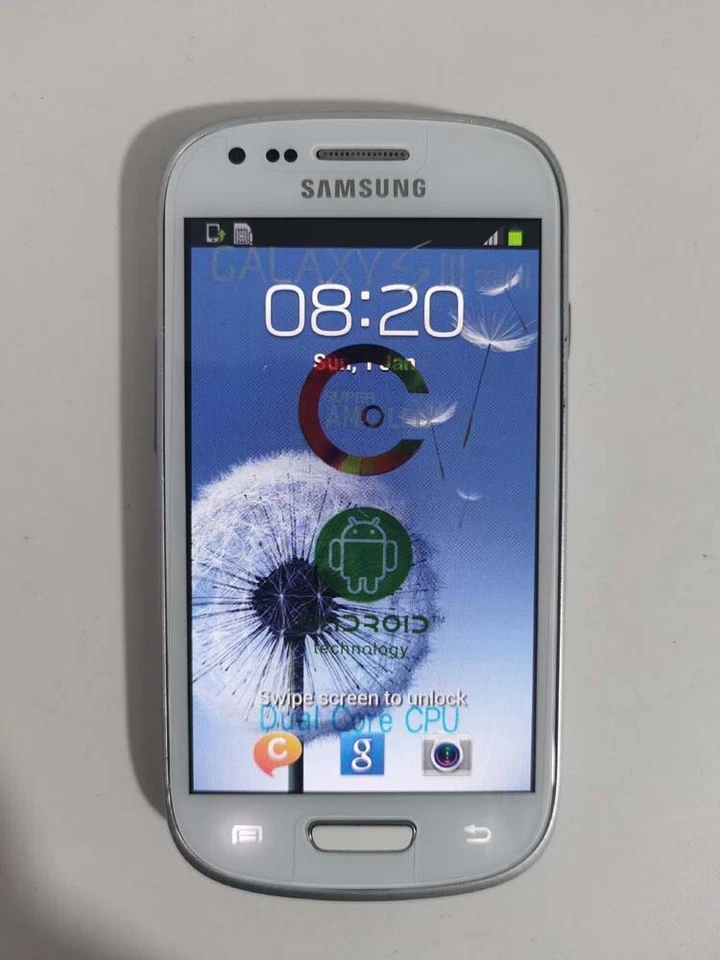 Samsung I8190 Galaxy S III mini 3G Android Unlocked Cell Phone Fully working - Image 3 of 4