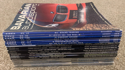 23 BMW Magazine Issues - Bimmer, Roundel, & Bavarian Autosport - RARE - British!