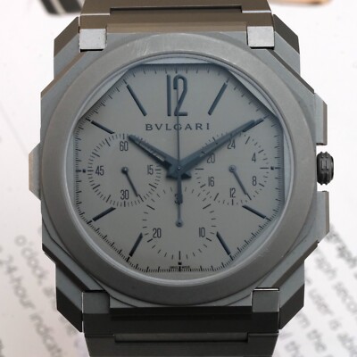 Bvlgari Octo Finissimo GMT Chronograph Titanium Men's Watch