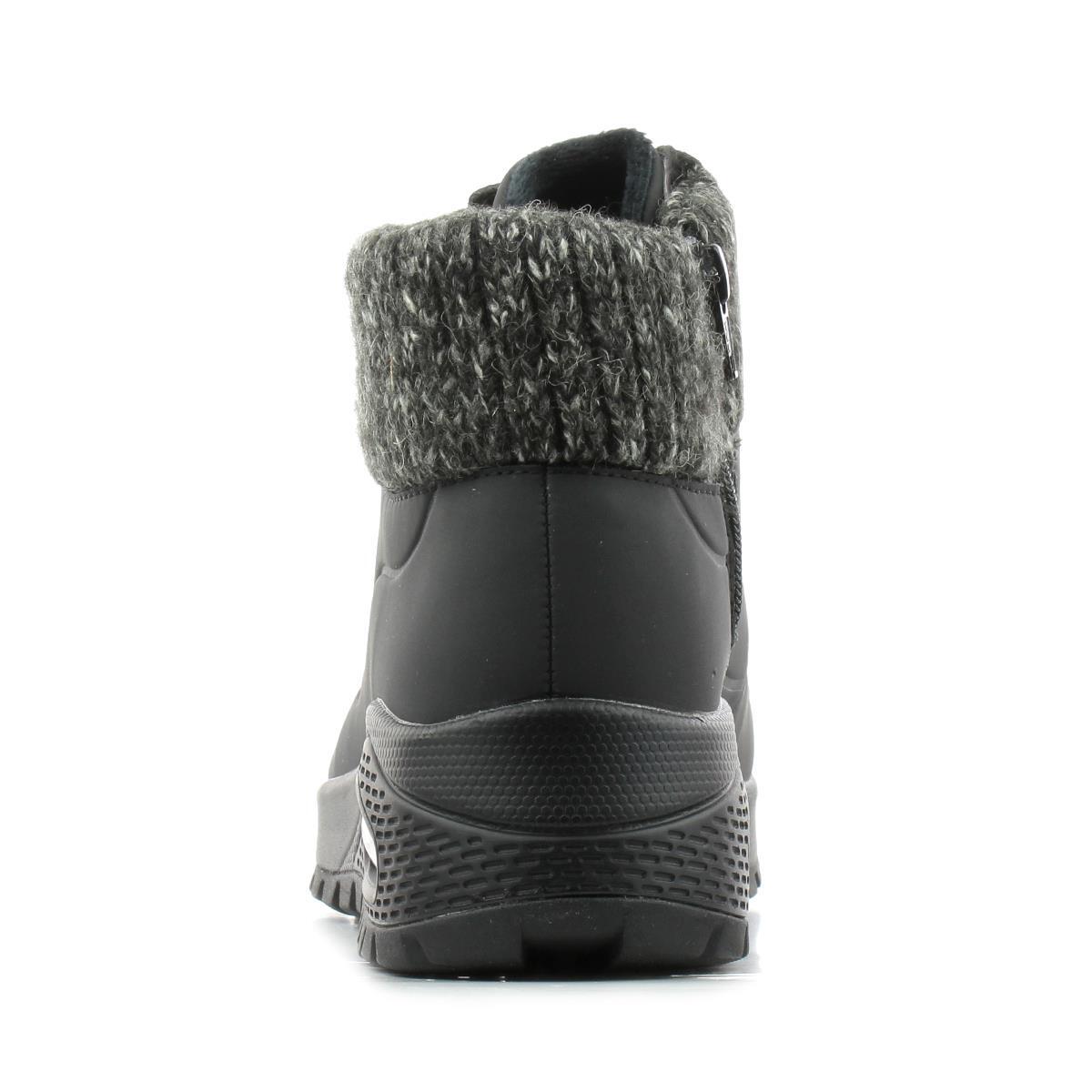 Skechers Womens Black Boots Uno Rugged Memory Foam Sketchers 167988/BLK image 5