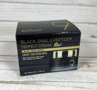 Farmstay Black Snail & Peptide 9 Perfect Skin Cream Deep Nourishing 1.85oz