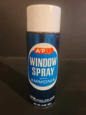 Vintage A & P Grocery Supermarket Store Metal Window Spray Can (EMPTY)