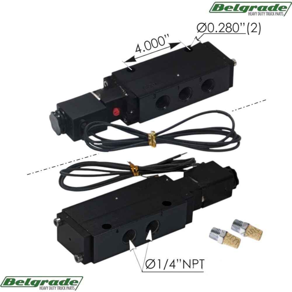 173.V34202 Solenoid Air Valve 4 Way Replaces 320131 401263 BAV050SA | eBay
