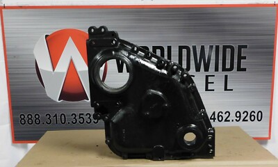 Cummins N14 Gear Case Cover, Part # 3411458. Good Used Part