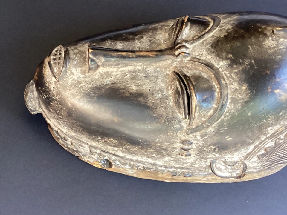 SUPERB AFRICAN TRIBAL BAULE / BAOULE TRIBE - PORTRAIT MASK - Image 3 of 4