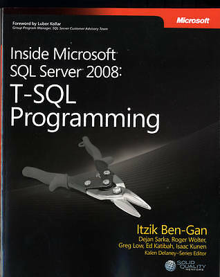 Inside Microsoft SQL Server 2008 T-SQL Programmierung (Pro-Entwickler) - Ben-gan, It