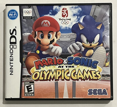 Mario & Sonic Olympic Games Beijin 2008 (Nintendo DS) english/french cover