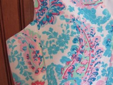 NWT Talbots Fresco Paisley Dress Sheath Shift  Size 4P Sleeveless $119