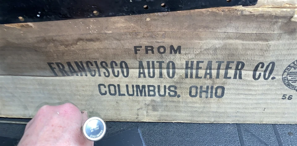 1930 Studebaker Dictator & Commander 8 Nuevo de Lote Antiguo Francisco Calentador Automático en Caja Foto 4 de 4
