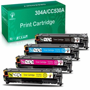 4 PK Black Color Toner Cartridge For HP CC530A 304A Laserjet CM2320mfp CM2320fxi 6658461894238 