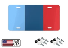 M-Stripe Aluminum Vanity License Plate For BMW