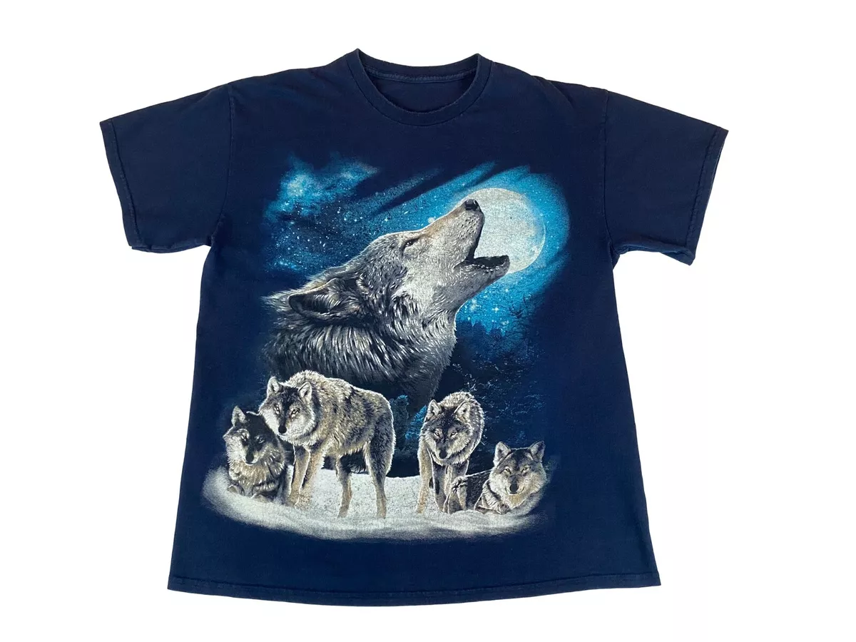 wolf t shirt ebay