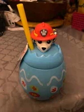 Zak Paw Patrol Marshall  17.5 oz. Eggcellent Blue Tumbler w/ Straw - NWT  Easter