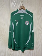 NIGERIA 2006 2007 HOME SHIRT JERSEY LONG SLEEVE ADIDAS 068807 sz L 7
