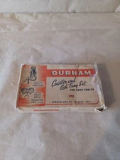 Vintage Durham coaster an ashtray set for card tables. 2 In The Original Box.
