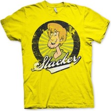 Image of Scooby Doo Shaggy The Slacker T-Shirt Yellow