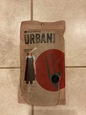Chef Works Unisex Corvallis Bib Apron Black New Urban