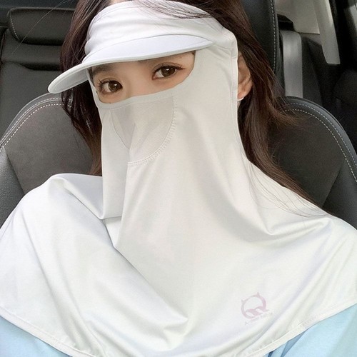 UV Protection Ice Silk Mask Dustproof UV Protection Veil Outdoor - Picture 11 of 17