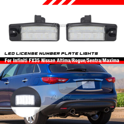 Kennzeichenbeleuchtung für Infiniti EX25 FX35 Nissan Murano Maxima X-Trail
