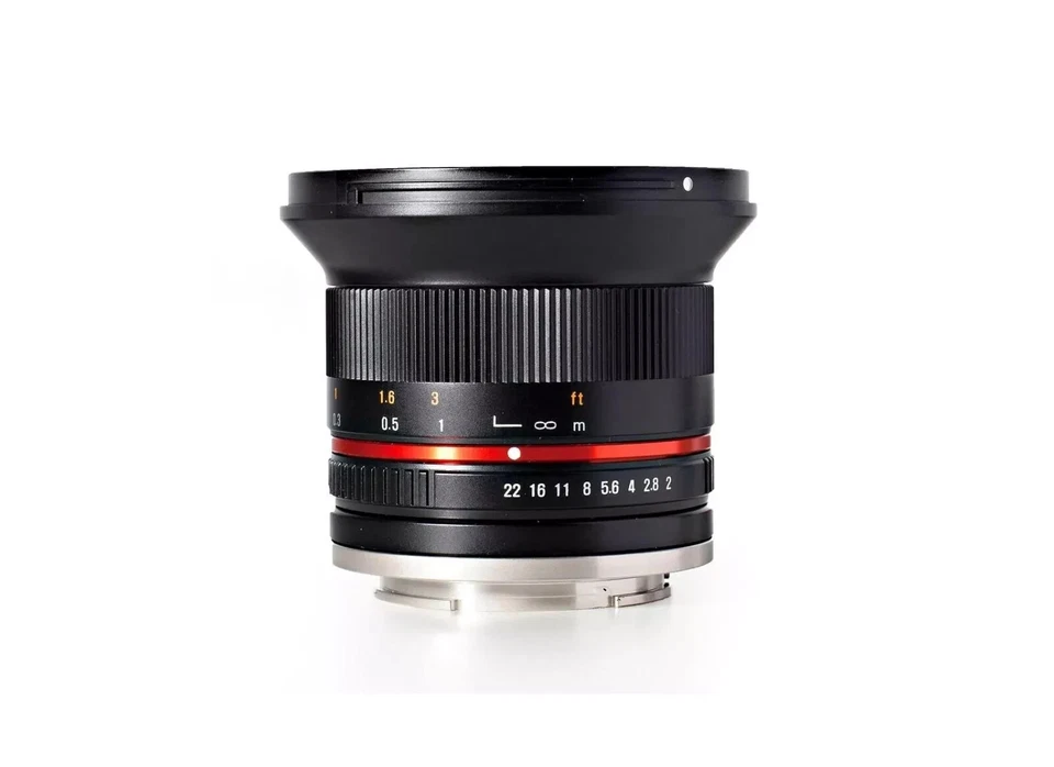Rokinon 12mm F2.0 Ultra Wide Angle Lens for Canon M Mount Mirrorless - Image 2 of 3