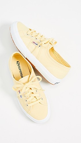 yellow superga