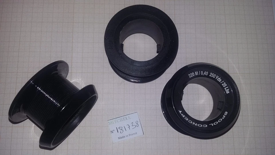 3 SPOOL REEL PART 181738 BOBINE MOULINET MITCHELL ORCA 7000SC BOBINA CARRETE - Photo 1/1