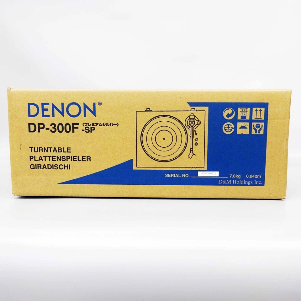 DENON Full Auto Record Player DP-300F-SP Premium Silver Japan NEW - Image 4 of 4
