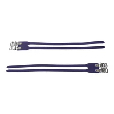 PRO+ Leather Double Toe Straps Bike M.T.B. Road, Fixie Bicycle Pedal Strap BLUE