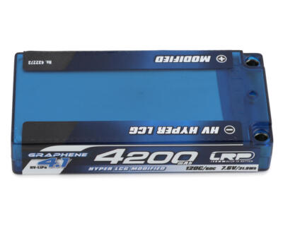 LRP 2S 120C Mod-LCG Graphene-4.1 HV LiPo Battery (7.6v/4200mAh) [LRP432273]