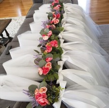 wedding decorations Pew Hangers. Set Of 10. 36 Inches Long