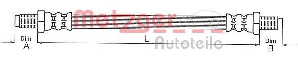 Fits METZGER 4118376 BRAKE JOSE