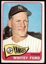 Whitey Ford 1965 Topps 2 #330 New York Yankees